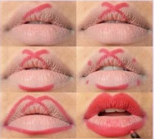 border line on lips