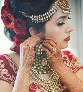 bride getting ready