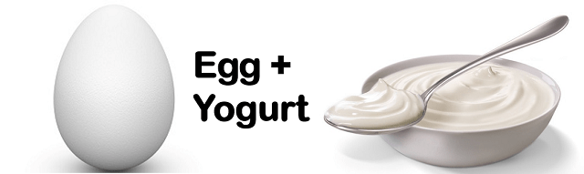 egg and yogurt