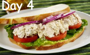 day-4 ceaser Tuna sandwich