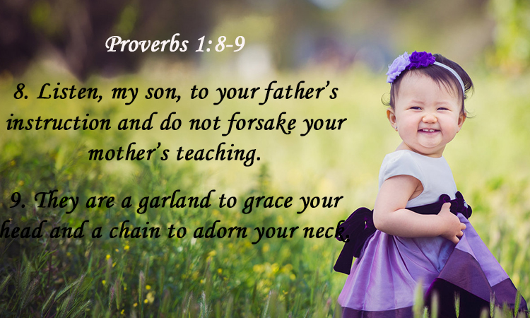 Proverbs 1: 8-9