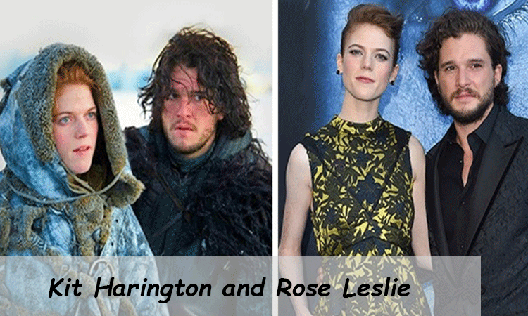 Kit Harington and Rose Leslie 