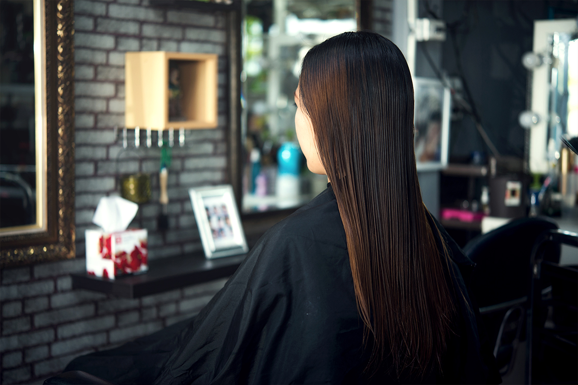 Keratin Treated Hair