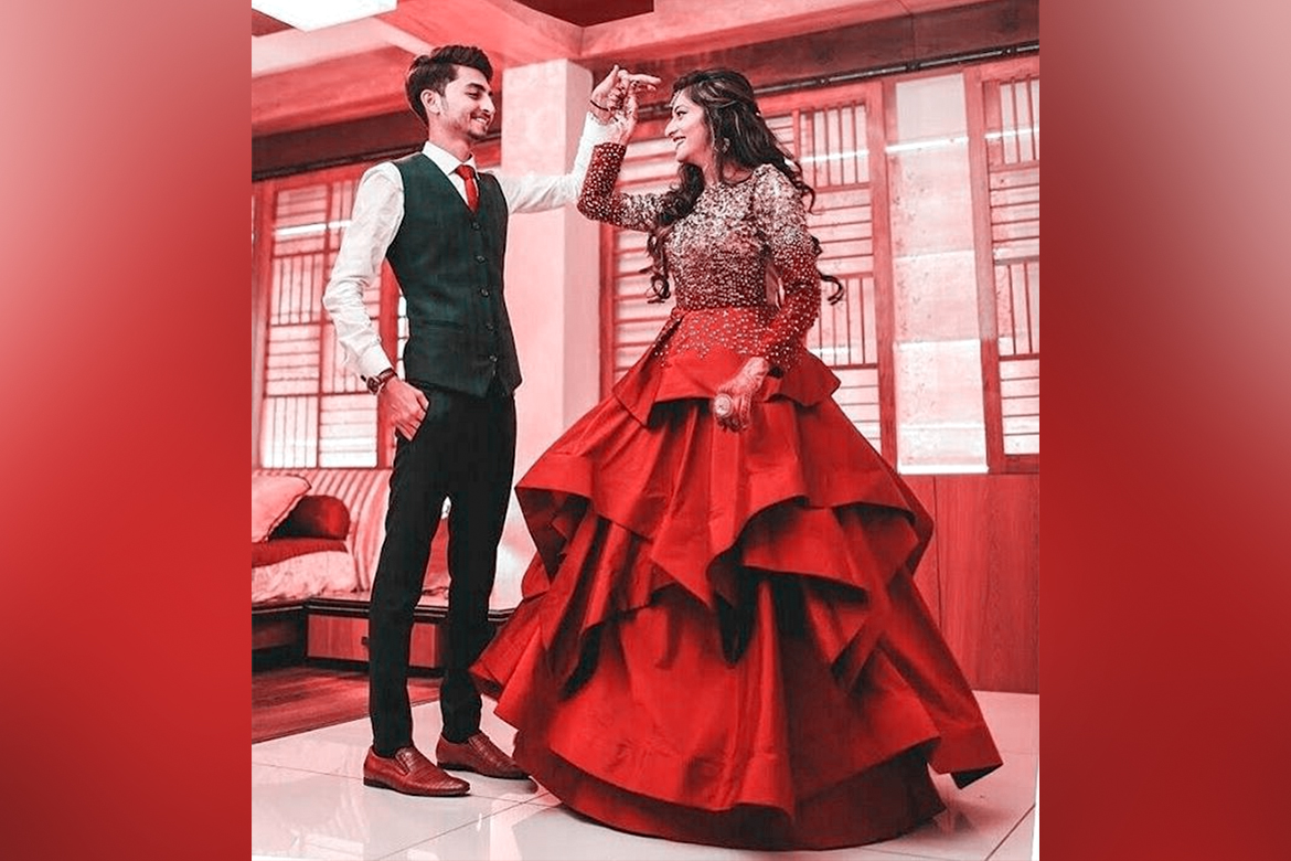 Marriage sales function costumes