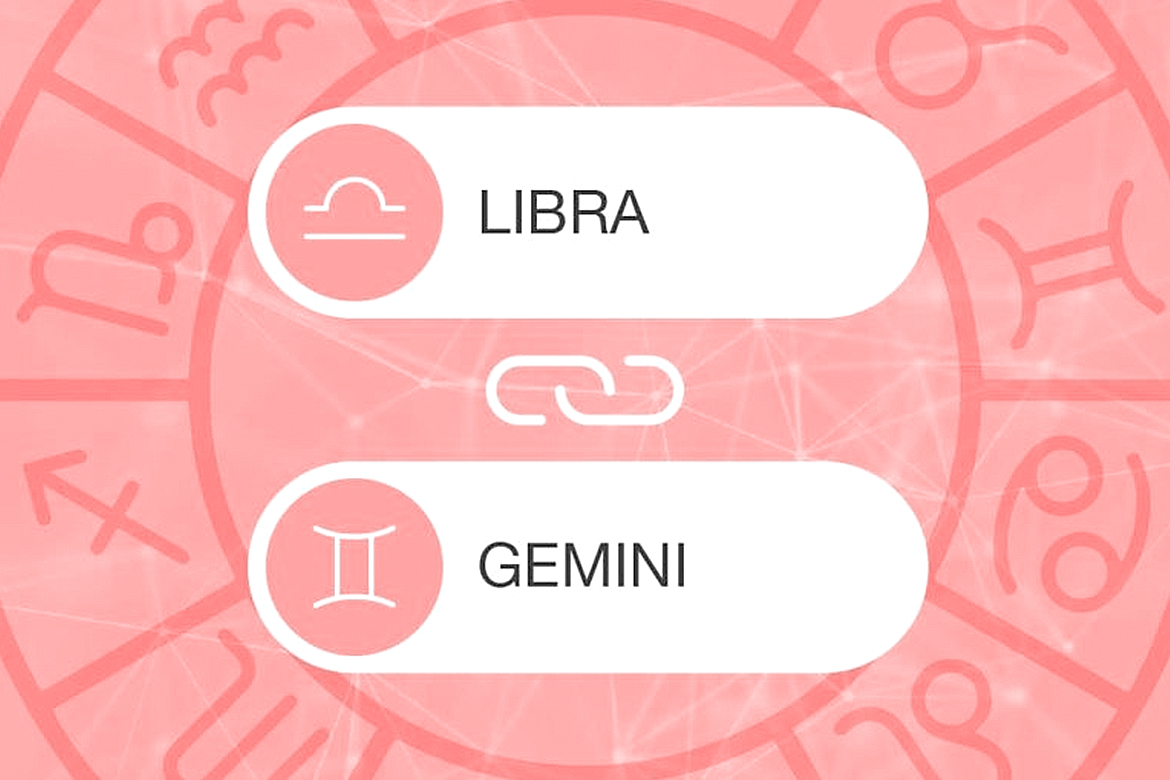 Relationship of female Gemini with male libra