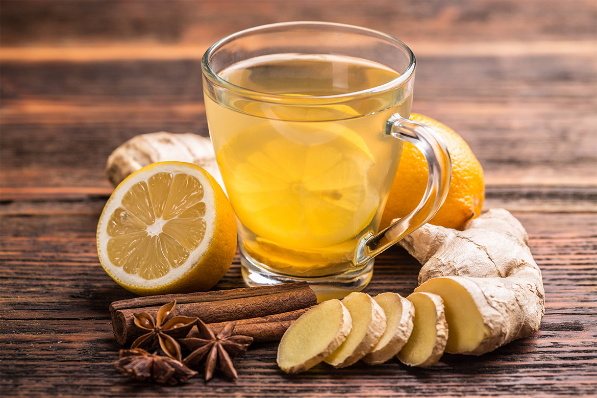 cinnamon, honey, and lemon