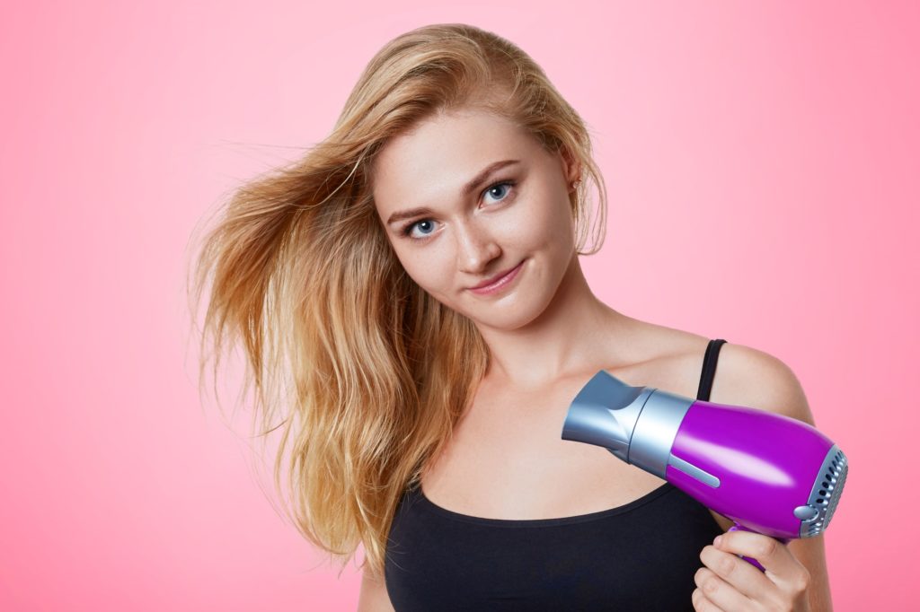 blow dry your hair