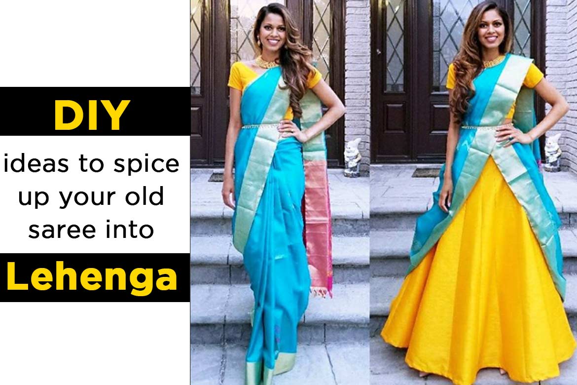 Best DIY Ideas To Make Dresses From Old Sarees - How To Reuse Old Sarees? -  KALKI Fashion Blog