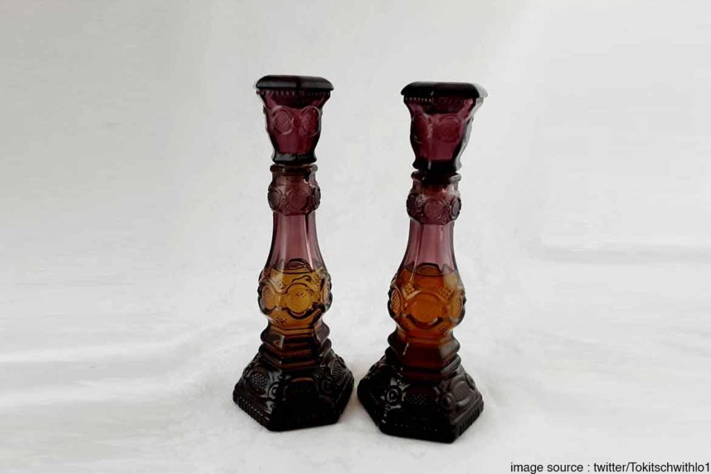 Perfume Bottle Candle Holders